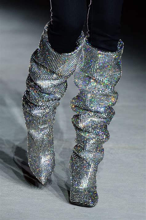 ysl glitter boots 2017|YSL Glitter Boots Wait List Fall 2017 .